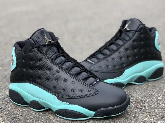 414571-030 Air Island 13 Green Retro Jordan Black 0514